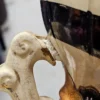 Duży Chiński wazon ceramiczny – ręcznie malowany, reliefowy, unikatowy