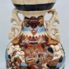 Duży Chiński wazon ceramiczny – ręcznie malowany, reliefowy, unikatowy
