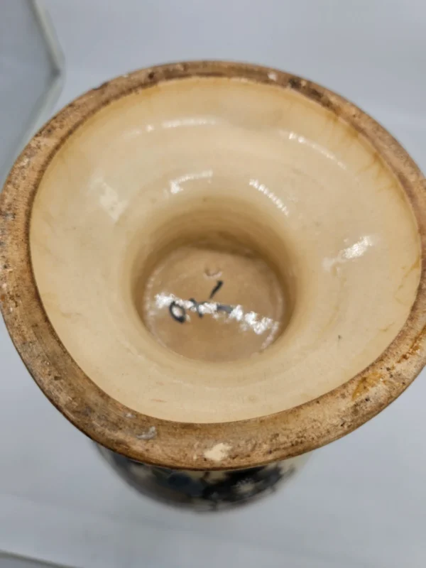 Duży Chiński wazon ceramiczny – ręcznie malowany, reliefowy, unikatowy