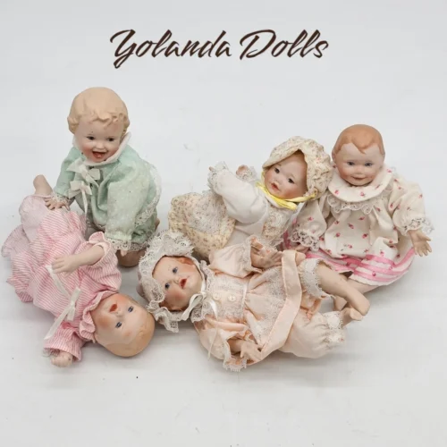 Zestaw porcelanowych lalek kolekcjonerskich Yolanda Dolls – unikatowe rękodzieło