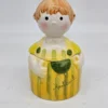 Ceramiczny pojemnik na czosnek „Knoblauch” uroczy vintage