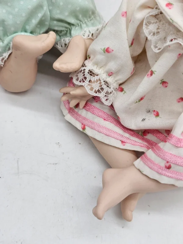Zestaw porcelanowych lalek kolekcjonerskich Yolanda Dolls – unikatowe rękodzieło