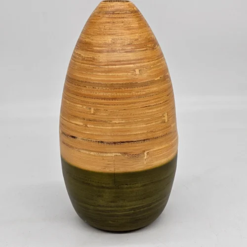 Wazon dekoracyjny bambusowy – 29 cm