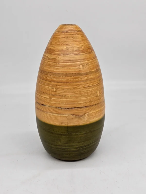 Wazon dekoracyjny bambusowy – 29 cm