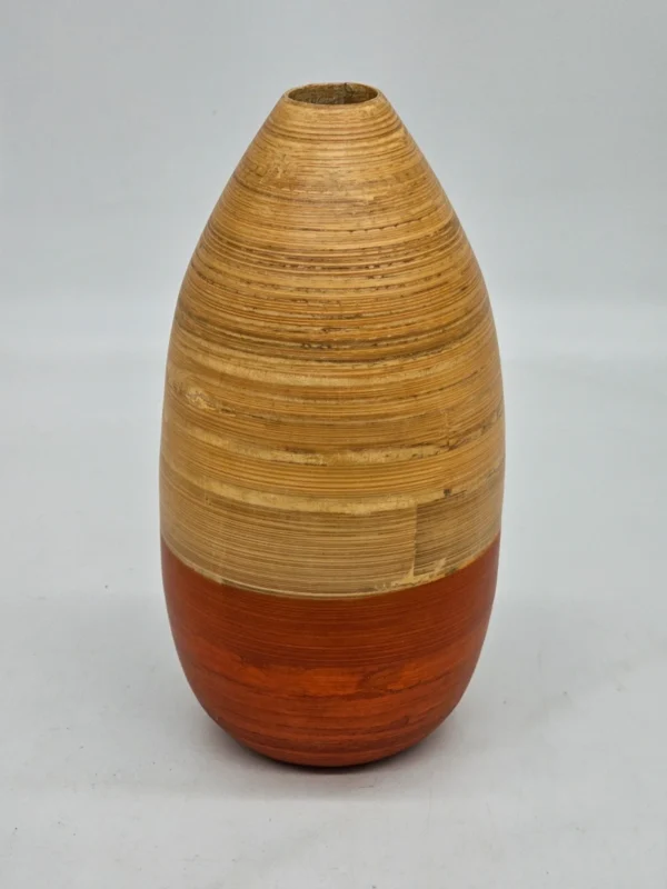 Wazon dekoracyjny bambusowy – 24 cm