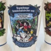 Zestaw 7 kolekcjonerskich kufli ceramicznych Regensburger Freundschaftsbecher – 0,5 L