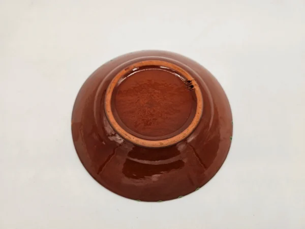 Ręcznie malowany talerz ceramiczny o średnicy 27,5 cm