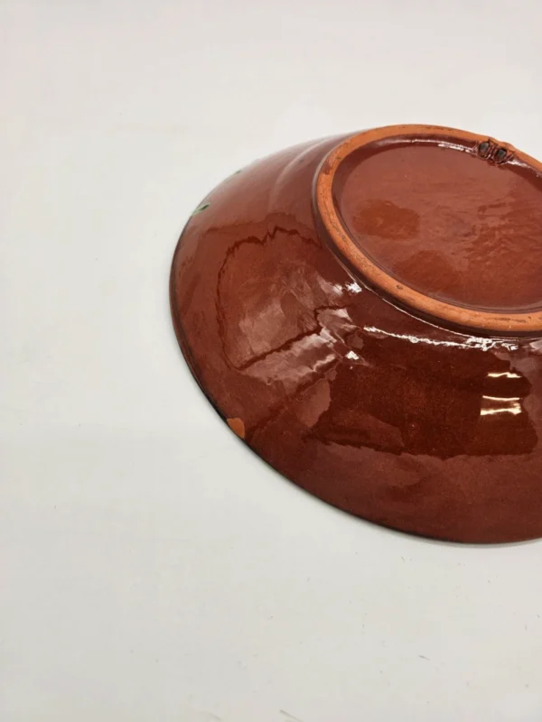 Ręcznie malowany talerz ceramiczny o średnicy 27,5 cm