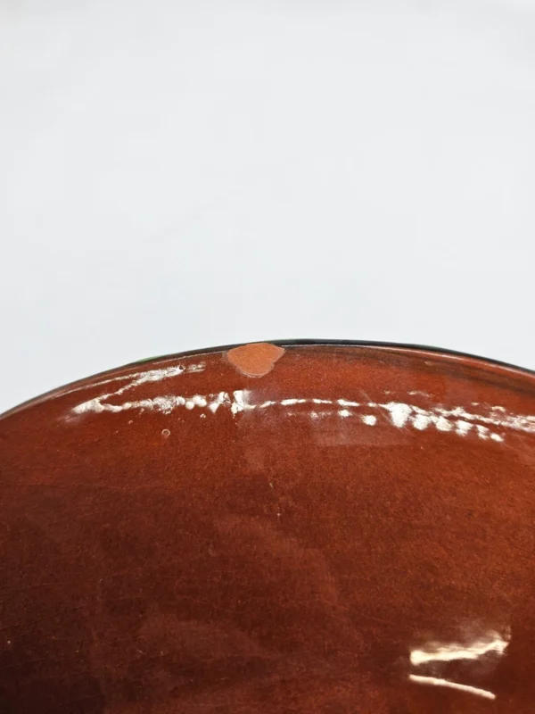 Ręcznie malowany talerz ceramiczny o średnicy 27,5 cm