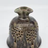 Ceramiczny kominek do aromaterapii / świecznik ażurowy – rękodzieło