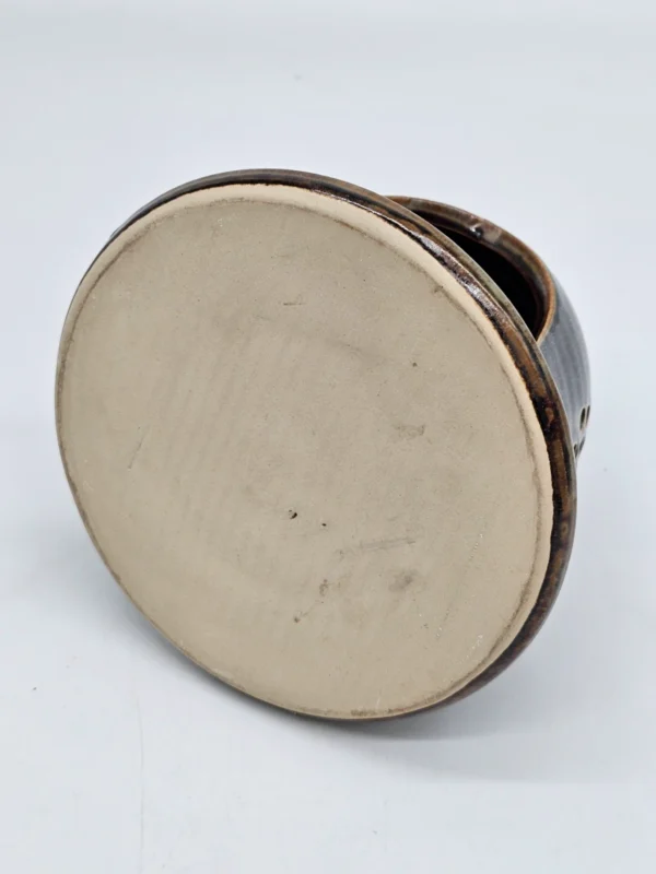 Ceramiczny kominek do aromaterapii / świecznik ażurowy – rękodzieło