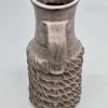 Wazon ceramiczny z uchwytem – styl vintage, faktura sznura
