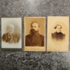 Zestaw 3 fotografii typu Carte de visite z Berlina (ok. 1870–1900)