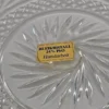 Patera kryształowa Bleikristall 24% PbO, ręcznie szlifowana