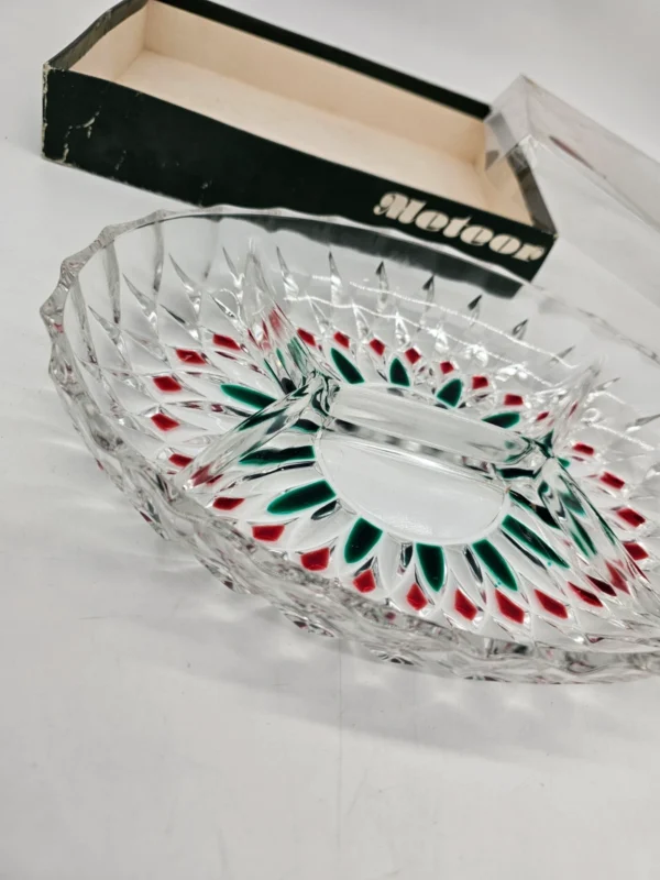 Talerz / Patera kolekcjonerska Glass Frasent – kolekcja Meteor z oryginalnym pudełkiem