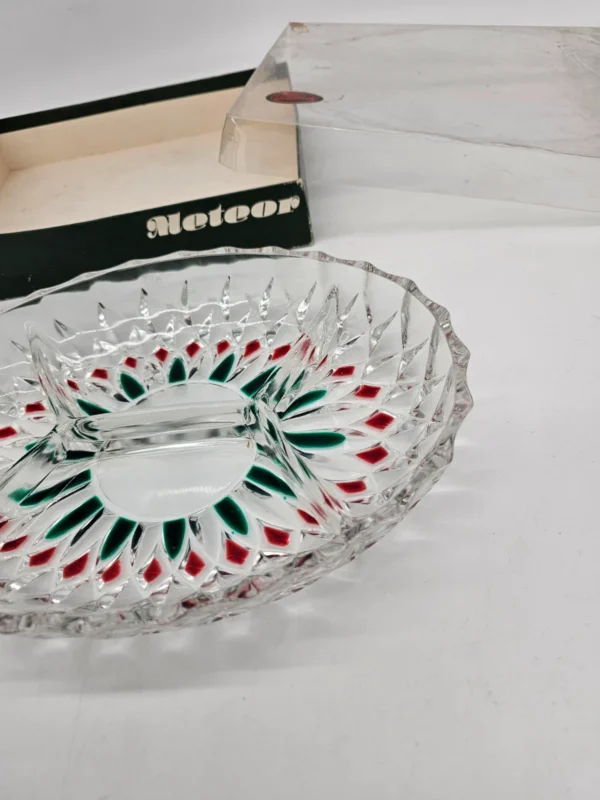 Talerz / Patera kolekcjonerska Glass Frasent – kolekcja Meteor z oryginalnym pudełkiem