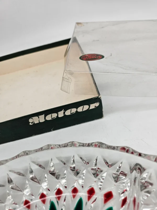 Talerz / Patera kolekcjonerska Glass Frasent – kolekcja Meteor z oryginalnym pudełkiem