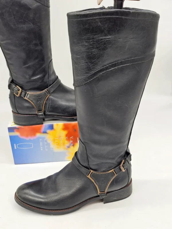 Kozaki damskie Tommy Hilfiger Hamilton – skóra naturalna, rozm. 37.5 (wkładka 25 cm)