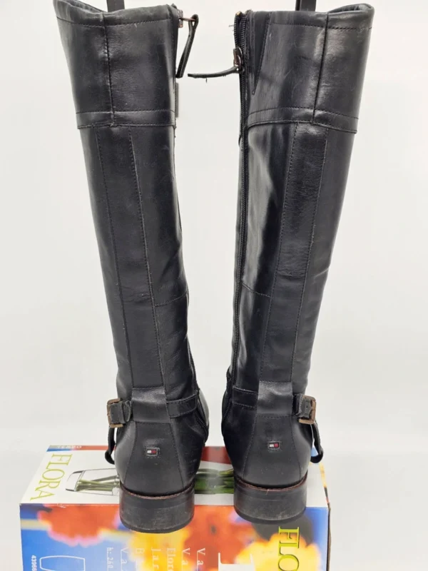 Kozaki damskie Tommy Hilfiger Hamilton – skóra naturalna, rozm. 37.5 (wkładka 25 cm)