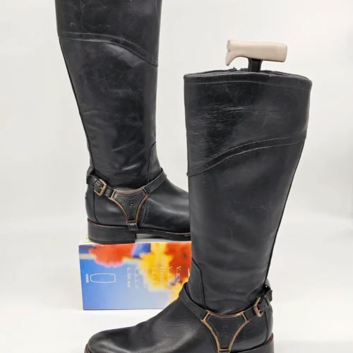 Kozaki damskie Tommy Hilfiger Hamilton – skóra naturalna, rozm. 37.5 (wkładka 25 cm)