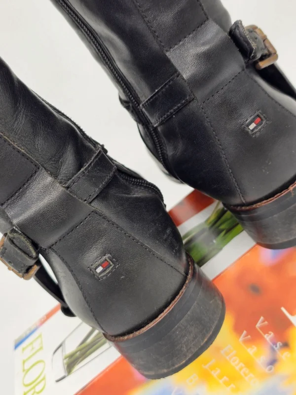 Kozaki damskie Tommy Hilfiger Hamilton – skóra naturalna, rozm. 37.5 (wkładka 25 cm)