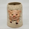 Kufel ceramiczny Gerz Germany 0,5L z trójwymiarową świnką