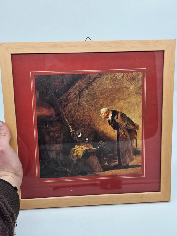 Obraz w ramie 33x33 – reprodukcja "Alchemika" klasyka stylu akademickiego