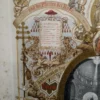 Rama złocona + grafika religijna „Concilium Vaticanum” C. Scheurena, XIX w., 54x68 cm