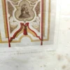 Rama złocona + grafika religijna „Concilium Vaticanum” C. Scheurena, XIX w., 54x68 cm