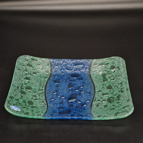 Talerz dekoracyjny Joska Kristall 31x22 cm – ręcznie robiony, unikatowy design
