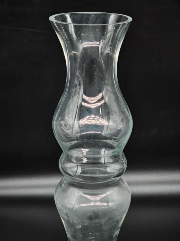 Wazon szklany bezbarwny, 45 cm – nowoczesna forma,