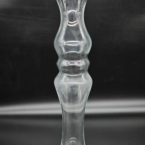 Wazon szklany bezbarwny, 45 cm – nowoczesna forma,