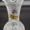Wazon IRA Kristall – szkło krakelowane, ręcznie dmuchane, Niemcy, 18 cm