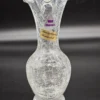 Wazon IRA Kristall – szkło krakelowane, ręcznie dmuchane, Niemcy, 18 cm