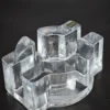 Austen Glaskunst – designerski świecznik lodowy, 15 × 13 cm, szkło artystyczne Niemcy