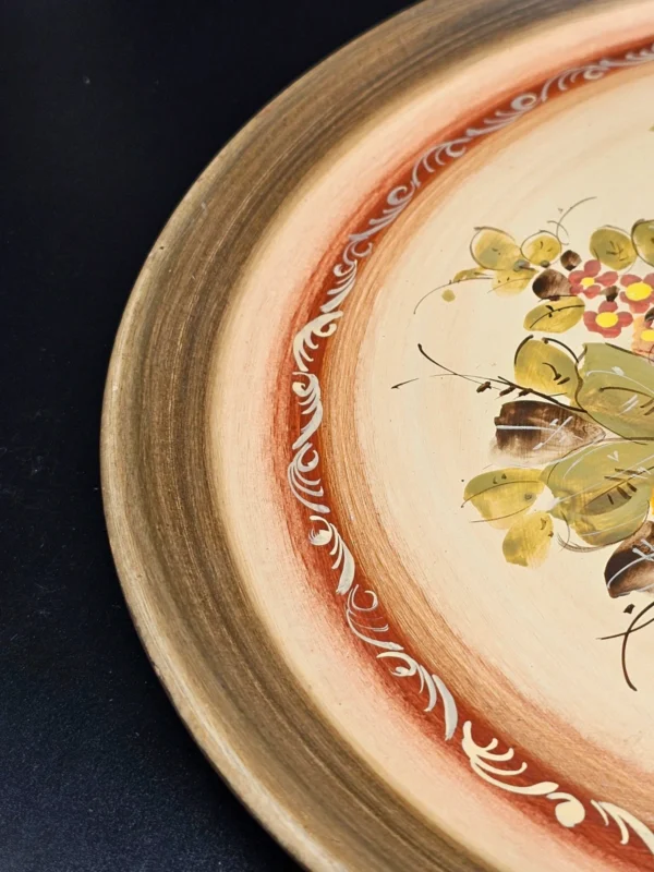 Dekoracyjny talerz ceramiczny z Rodos, ręcznie malowany – 34 cm