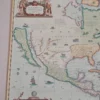 Dekoracyjna reprodukcja mapy „America Septentrionalis” 1631 r., format 40 × 37 cm