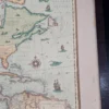 Dekoracyjna reprodukcja mapy „America Septentrionalis” 1631 r., format 40 × 37 cm