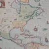 Dekoracyjna reprodukcja mapy „America Septentrionalis” 1631 r., format 40 × 37 cm