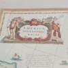 Dekoracyjna reprodukcja mapy „America Septentrionalis” 1631 r., format 40 × 37 cm