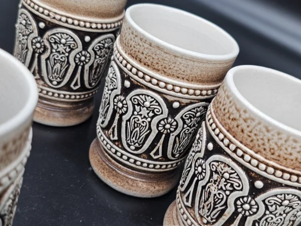 Komplet 6 ceramicznych kubków GERZ Germany