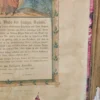 Zabytkowa grafika religijna – Modlitwa do Świętej Rodziny, XIX/XX w., w ramie