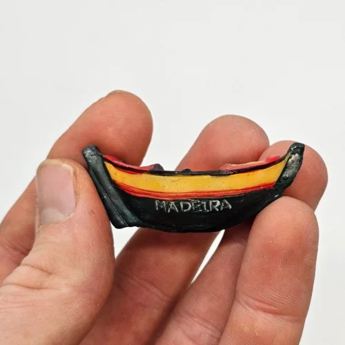 Miniaturowa łódka „Madeira” pamiątka