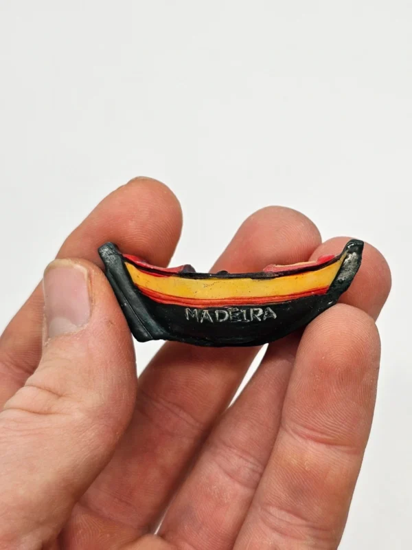Miniaturowa łódka „Madeira”  pamiątka