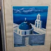 Obraz ręcznie malowany Grecja Santorini 32x40