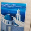 Obraz ręcznie malowany Grecja Santorini 32x40