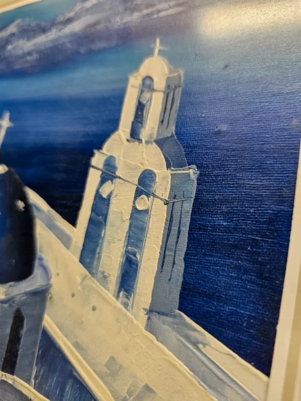 Obraz ręcznie malowany Grecja Santorini 32x40