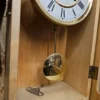 Zegar ścienny Hermle z mechanizmem bijącym sprawny, retro styl
