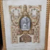 Stara litografia – Sobory Powszechne, Watykan, 1869 – C. Scheuren, Düsseldorf / C.F. Calow, Köln