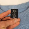 C&A komplet damski 70% wełna + angora – rozmiar 42, błękitny
